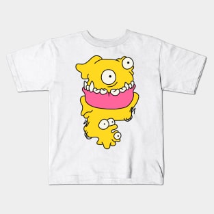 Strange Yellow Regurgitating Creature Kids T-Shirt